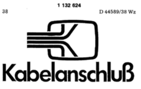 Kabelanschluß Logo (DPMA, 26.04.1988)