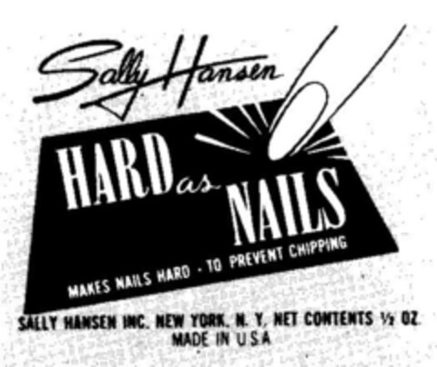 Sally Hansen HARDas NAILS Logo (DPMA, 12/06/1961)
