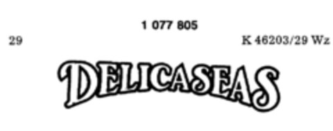 DELICASEAS Logo (DPMA, 16.09.1983)