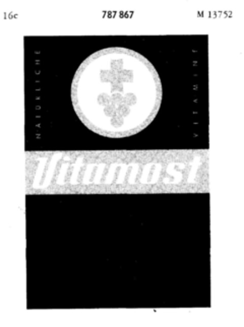 Vitamost Logo (DPMA, 06/21/1958)