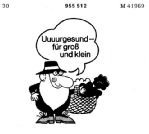 Uuuurgesund-für groß und klein Logo (DPMA, 07/24/1976)