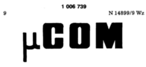 μCOM Logo (DPMA, 03/19/1976)