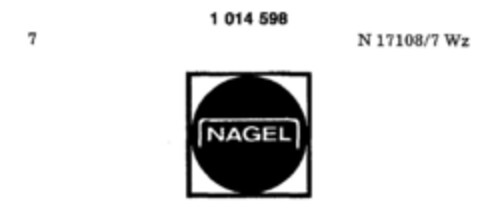 NAGEL Logo (DPMA, 14.07.1980)