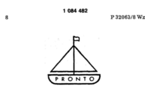 PRONTO Logo (DPMA, 16.11.1984)