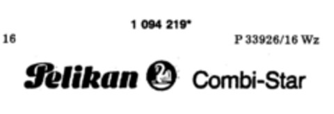 Pelikan Combi-Star Logo (DPMA, 07.06.1986)
