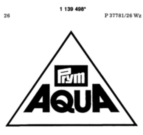 Prym AQUA Logo (DPMA, 25.03.1989)