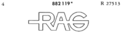 RAG Logo (DPMA, 14.01.1971)