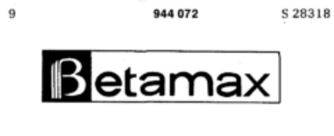 Betamax Logo (DPMA, 24.10.1974)