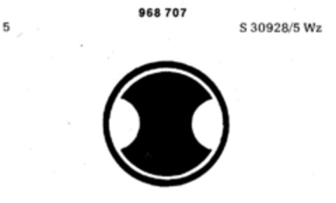 968707 Logo (DPMA, 13.05.1977)