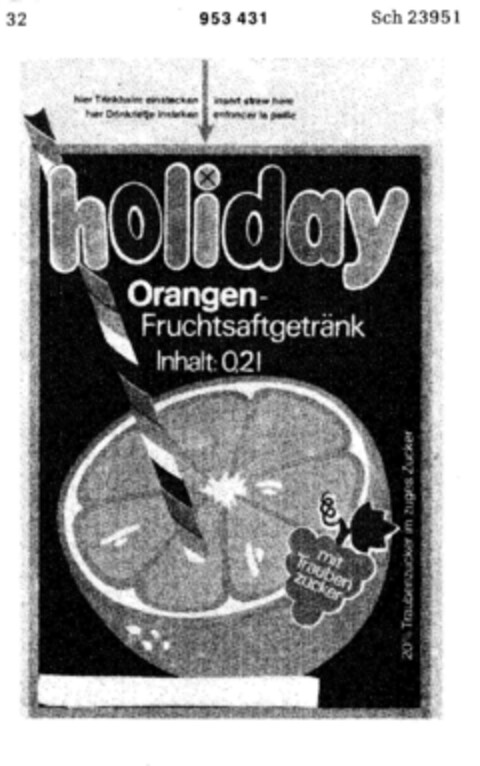 holiday Logo (DPMA, 05.03.1973)