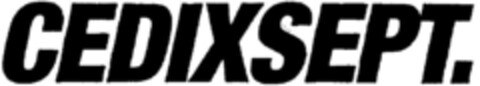 CEDIXSEPT. Logo (DPMA, 01.04.1989)