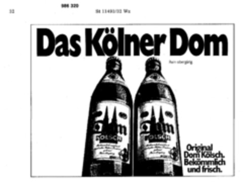 Das Kölner Dom Logo (DPMA, 06.04.1978)