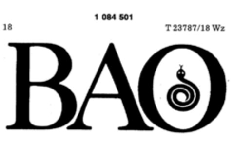 BAO Logo (DPMA, 22.09.1984)