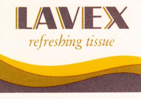 LAVEX refreshing tissue Logo (DPMA, 16.03.1977)