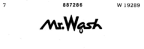 Mr. Wash Logo (DPMA, 03/25/1967)