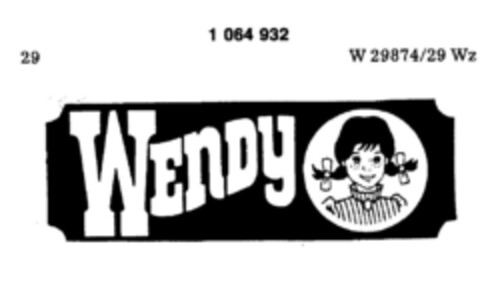 WENDY Logo (DPMA, 26.06.1979)