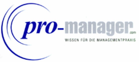 pro-manager.com Logo (DPMA, 02.06.2000)