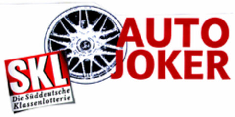 SKL AUTO JOKER Die Süddeutsche Klassenlotterie Logo (DPMA, 19.06.2000)
