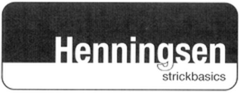 Henningsen strickbasics Logo (DPMA, 29.02.2008)