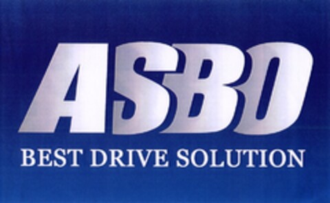 ASBO BEST DRIVE SOLUTION Logo (DPMA, 02/04/2010)