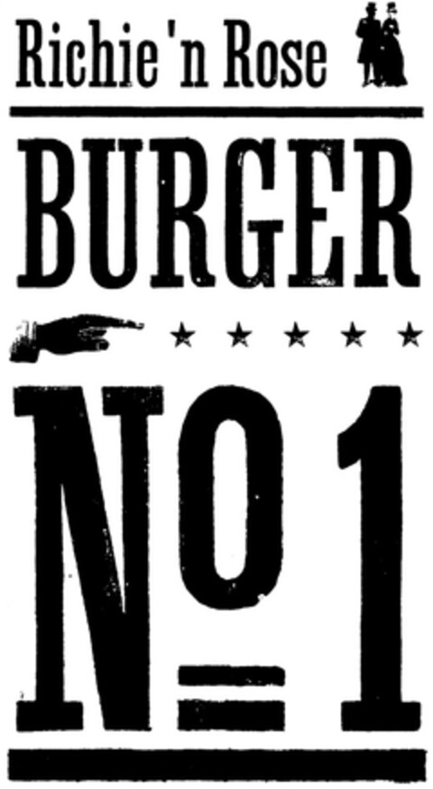 Richie'n Rose BURGER No 1 Logo (DPMA, 26.03.2013)