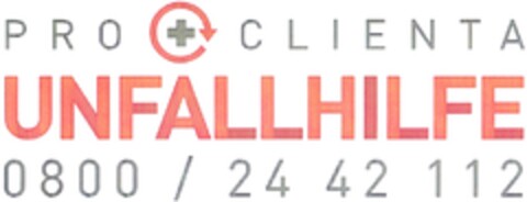 PRO + CLIENTA UNFALLHILFE Logo (DPMA, 06/07/2013)