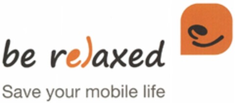 be relaxed Save your mobile life Logo (DPMA, 01/13/2014)