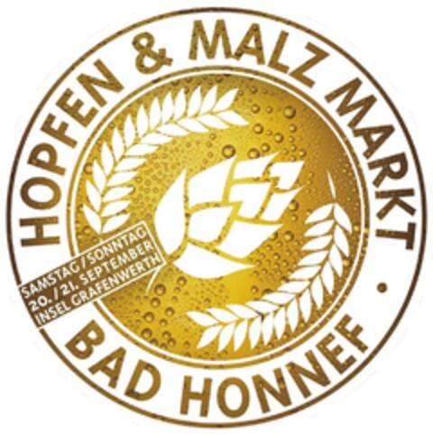 HOPFEN & MALZ MARKT BAD HONNEF · Logo (DPMA, 17.07.2014)