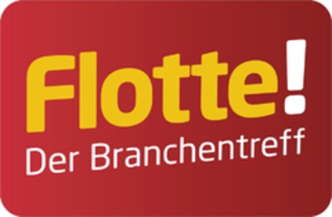 Flotte! Der Branchentreff Logo (DPMA, 31.07.2015)