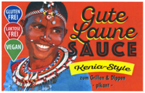 Gute Laune SAUCE Kenia-Style Logo (DPMA, 05.09.2020)