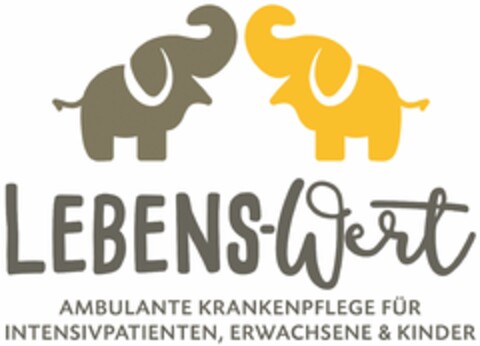 LEBENS-Wert AMBULANTE KRANKENPFLEGE FÜR INTENSIVPATIENTEN, ERWACHSENE & KINDER Logo (DPMA, 30.06.2021)