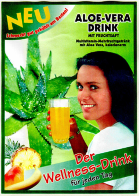 ALOE-VERA DRINK Der Wellness-Drink für jeden Tag Logo (DPMA, 28.02.2002)