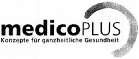 medicoPLUS Konzepte für ganzheitliche Gesundheit Logo (DPMA, 08/23/2002)