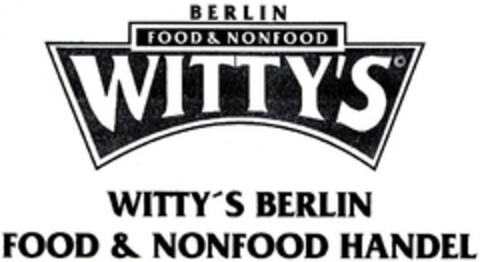 BERLIN FOOD & NONFOOD WITTY'S Logo (DPMA, 29.01.2003)
