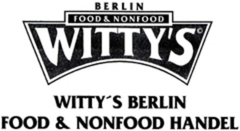 BERLIN FOOD & NONFOOD WITTY'S Logo (DPMA, 01/29/2003)