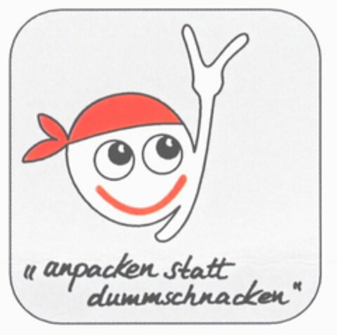 anpacken statt dummschnacken Logo (DPMA, 11/25/2003)