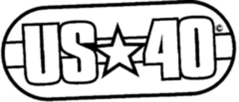 US 40 Logo (DPMA, 07.11.1995)