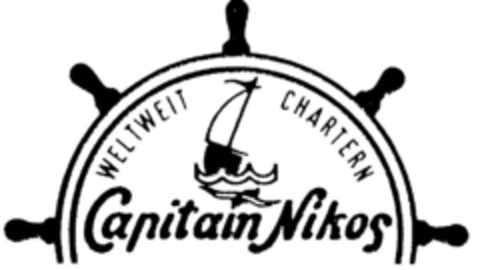 Capitain Nikos WELTWEIT CHARTERN Logo (DPMA, 06/25/1996)