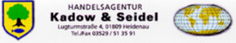 HANDELSAGENTUR Kadow & Seidel Logo (DPMA, 17.01.1997)