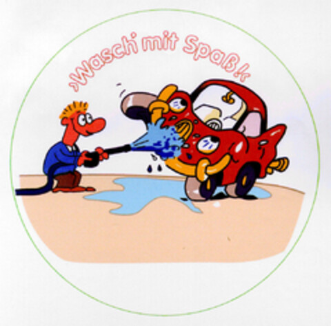 Wasch' mit Spaß! Logo (DPMA, 30.06.1998)