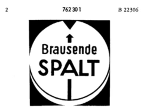 Brausende SPALT Logo (DPMA, 04/19/1960)