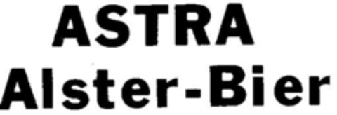 ASTRA Alster-Bier Logo (DPMA, 09.01.1976)