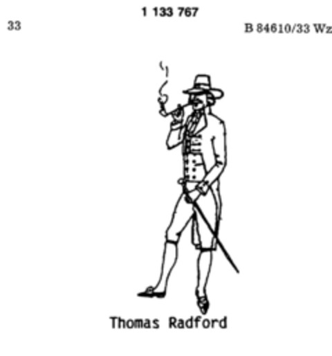 Thomas Radford Logo (DPMA, 21.05.1988)