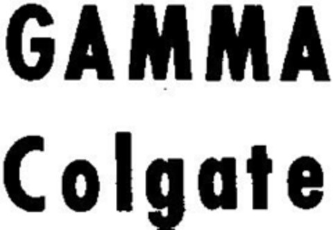 GAMMA Colgate Logo (DPMA, 17.05.1975)