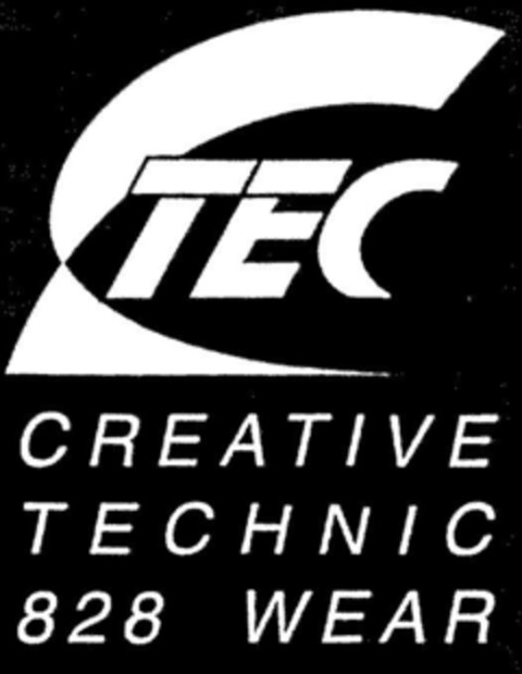 TEC  CREATIVE TECHNIC 828  WEAR Logo (DPMA, 12.08.1994)