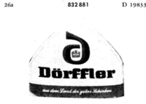 Dörffler Logo (DPMA, 06.06.1966)