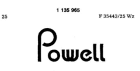 Powell Logo (DPMA, 03.07.1987)