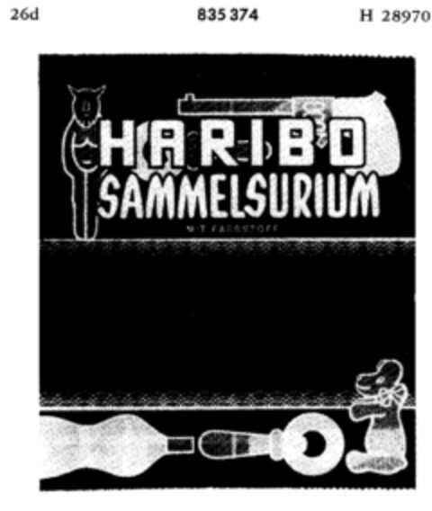 H A R I B O SAMMELSURIUM Logo (DPMA, 11/16/1966)