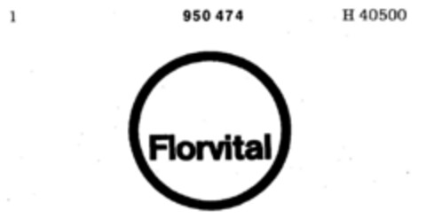 Florvital Logo (DPMA, 16.05.1975)