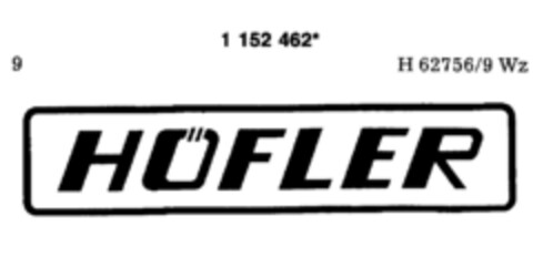 HÖFLER Logo (DPMA, 21.12.1989)